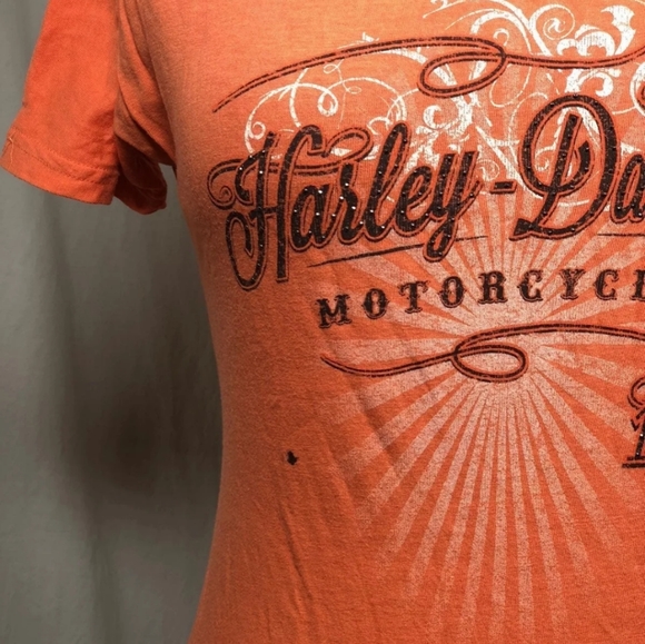 Harley-Davidson Peach Tee - Picture 6 of 9